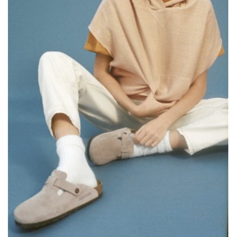 Birkenstock Boston Clog Taupe